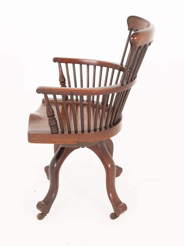 Victorian Mahogany Office / Desk Chair