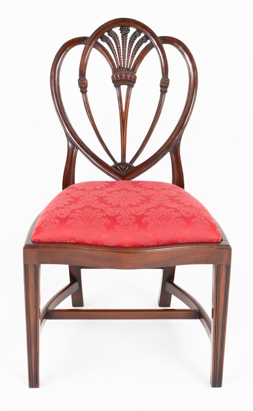 A superb Set of Twelve Mahogany Prince of Wales style Dining Chairs,