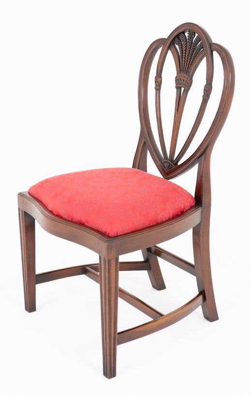 A superb Set of Twelve Mahogany Prince of Wales style Dining Chairs,