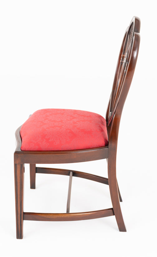 A superb Set of Twelve Mahogany Prince of Wales style Dining Chairs,