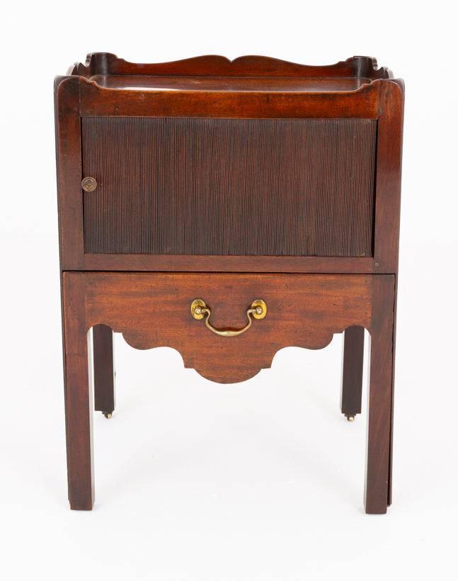 Georgian Mahogany Bedside Cabinet