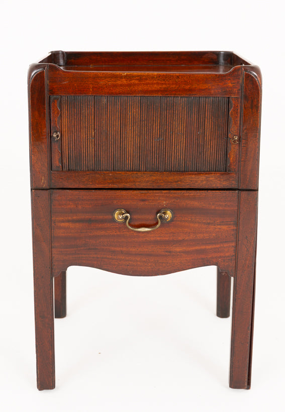 Georgian Mahogany Bedside Cabinet