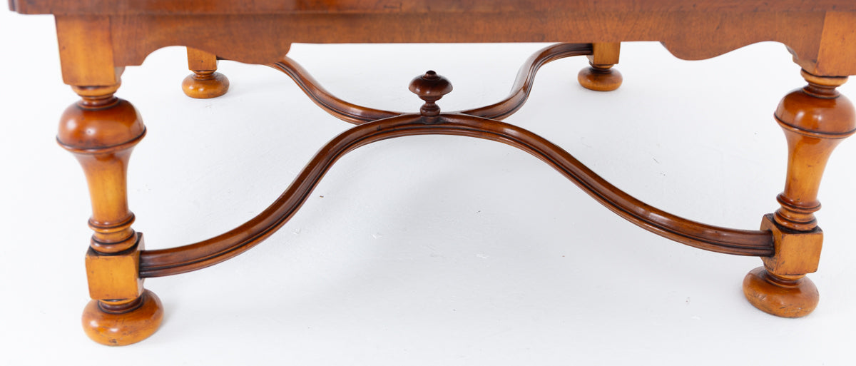 Carolean Style Walnut Coffee Table