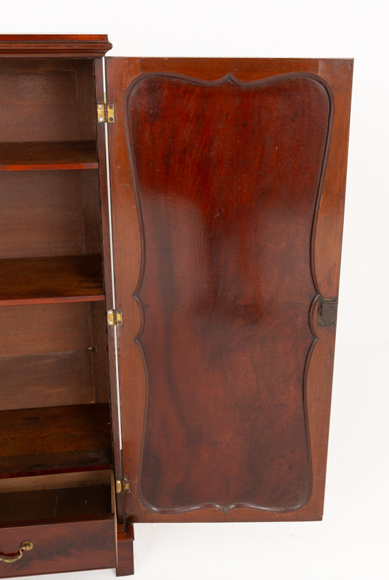Georgian Mahogany 2 Door Hall Cabinet