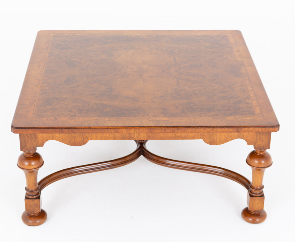 Carolean Style Walnut Coffee Table