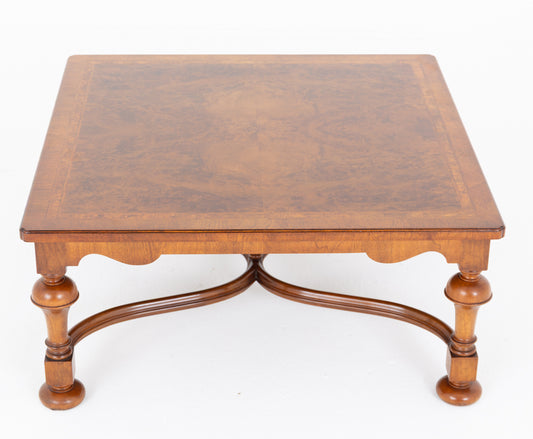 Carolean Style Walnut Coffee Table