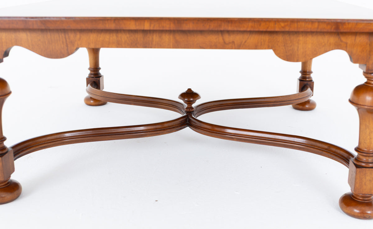 Carolean Style Walnut Coffee Table