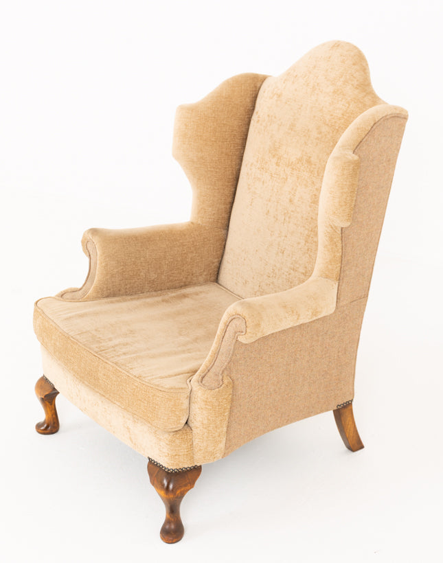 Pair of Georgian Style Wing Chairs