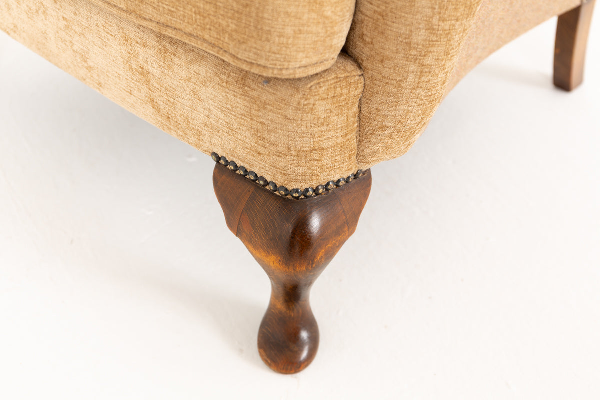 Pair of Georgian Style Wing Chairs