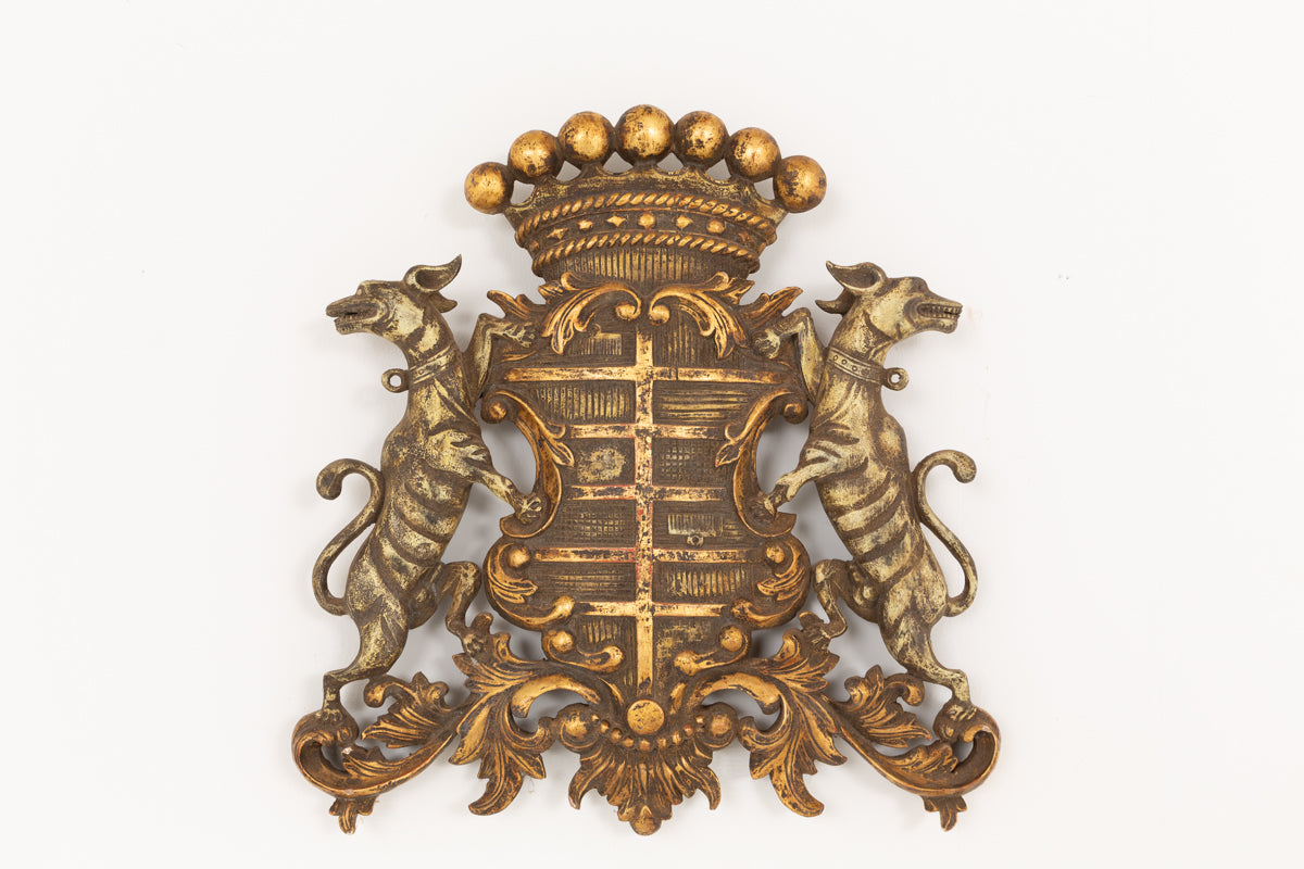 Carved Hardwood Memorial Shield