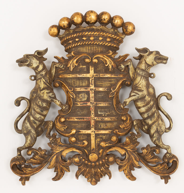 Carved Hardwood Memorial Shield