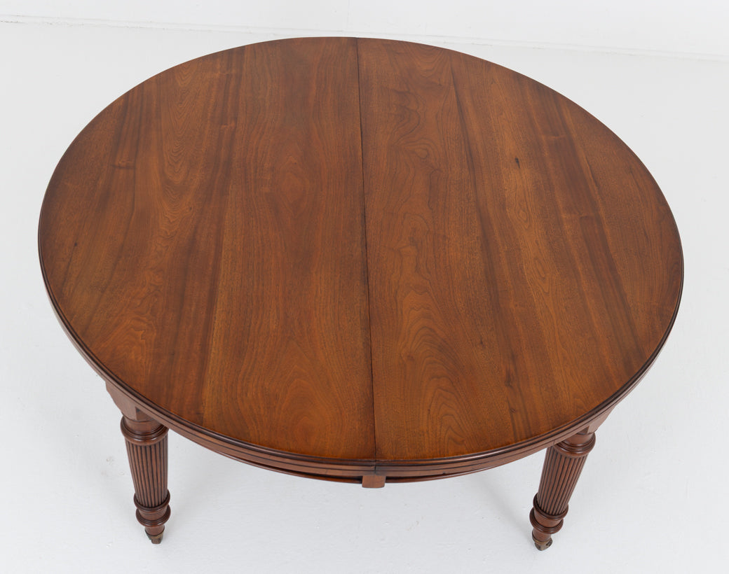 Walnut 3 Leaf Extending Dining Table