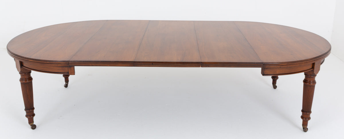 Walnut 3 Leaf Extending Dining Table