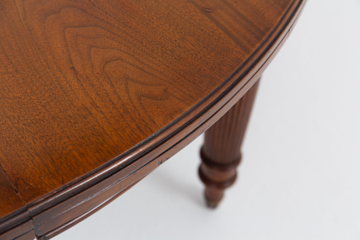 Walnut 3 Leaf Extending Dining Table
