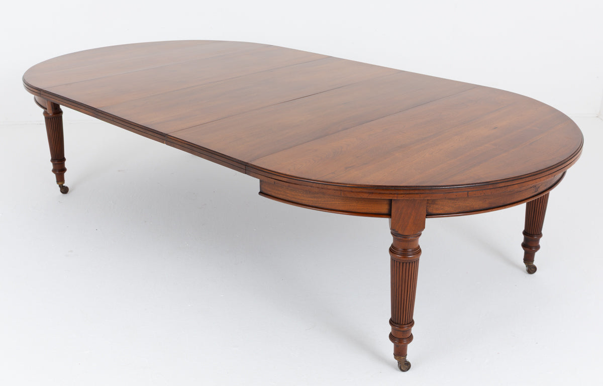 Walnut 3 Leaf Extending Dining Table
