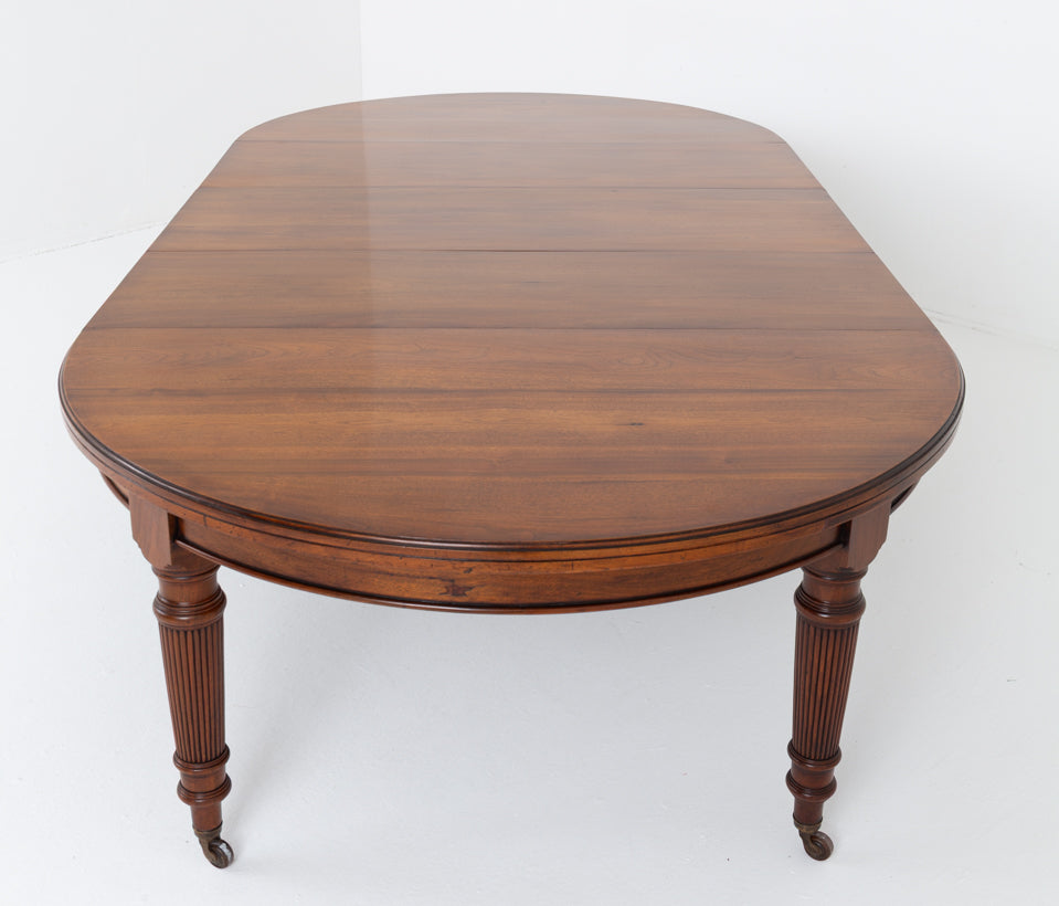 Walnut 3 Leaf Extending Dining Table