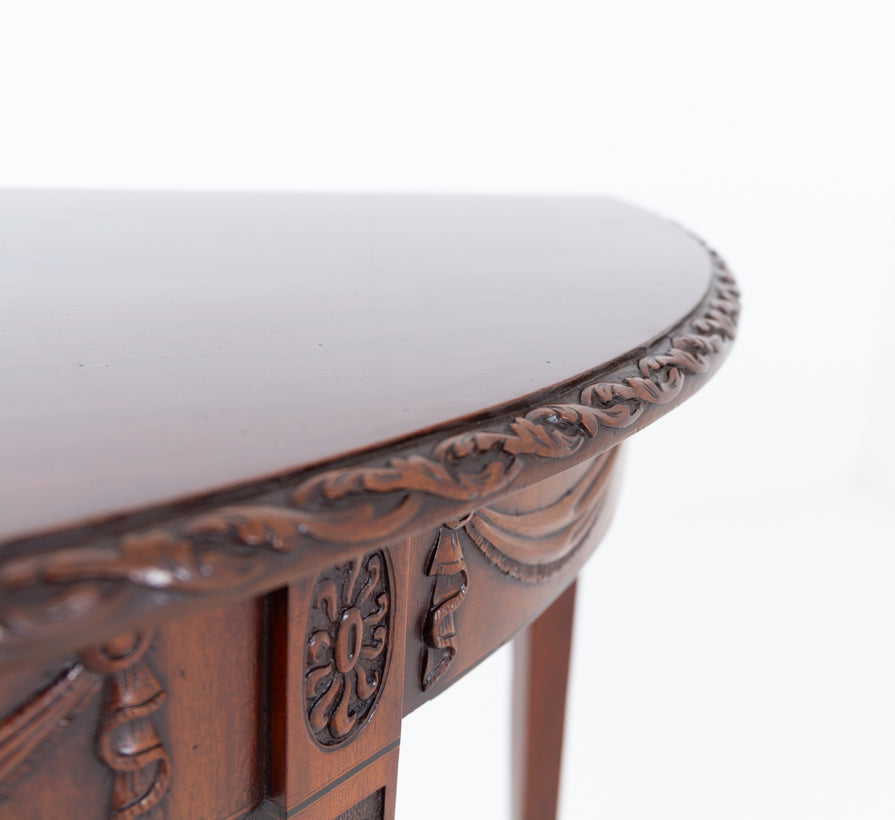 Stunning Pair of Regency Style Mahogany Console Tables