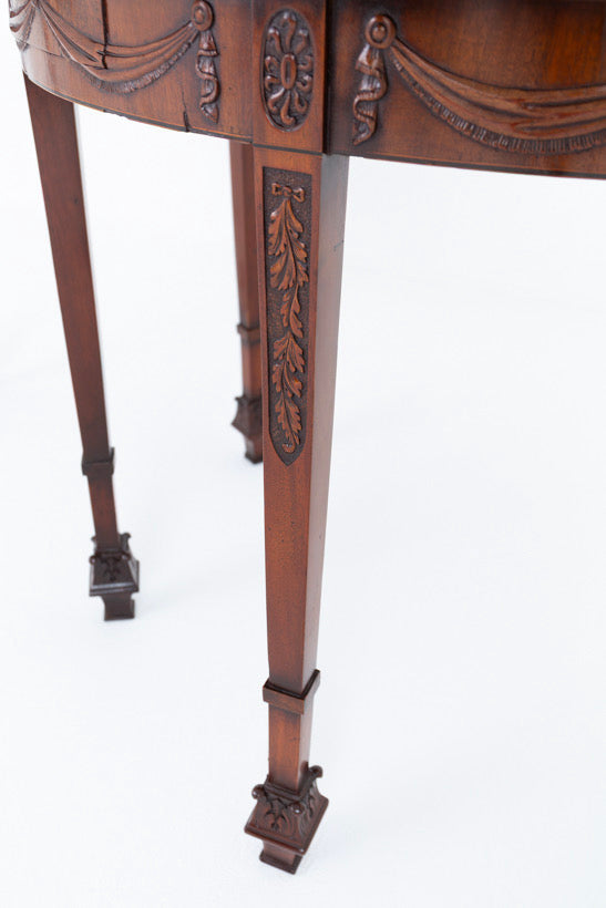 Stunning Pair of Regency Style Mahogany Console Tables