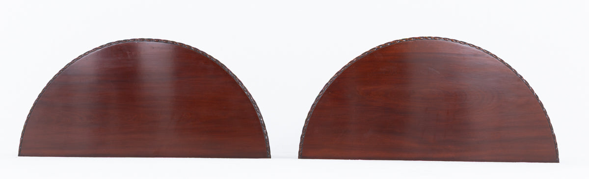 Stunning Pair of Regency Style Mahogany Console Tables