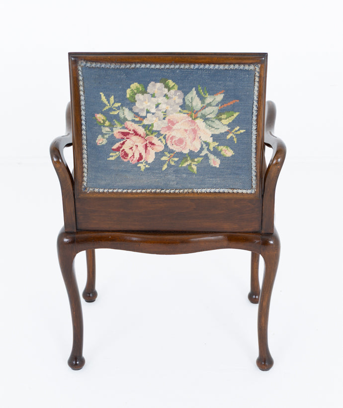 Edwardian Mahogany Piano Stool
