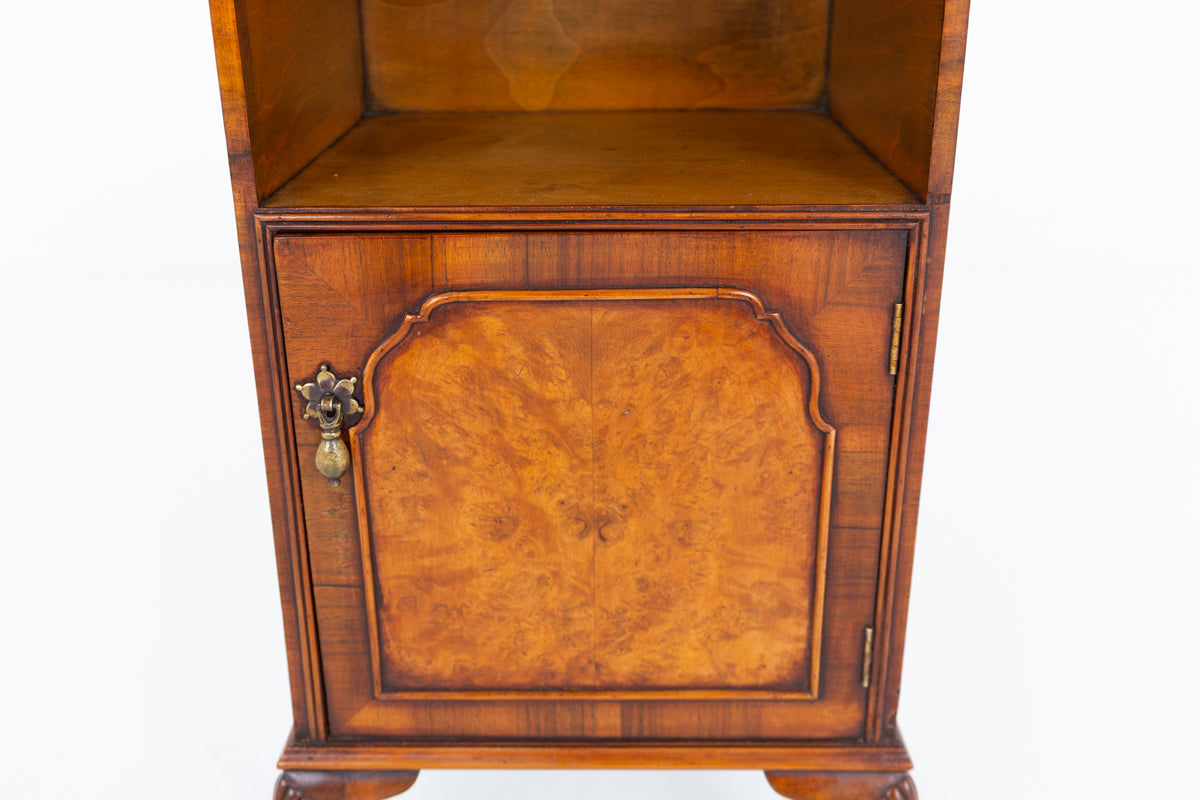 Queen Anne Style Bedside Cabinet