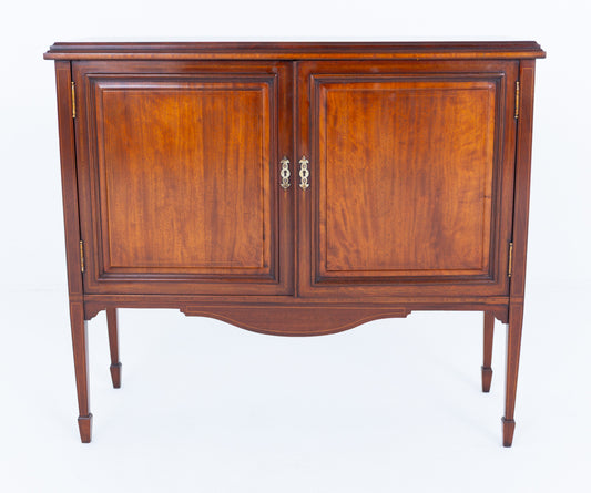 Sheraton Revival Mahogany 2 Door Side Cabinet
