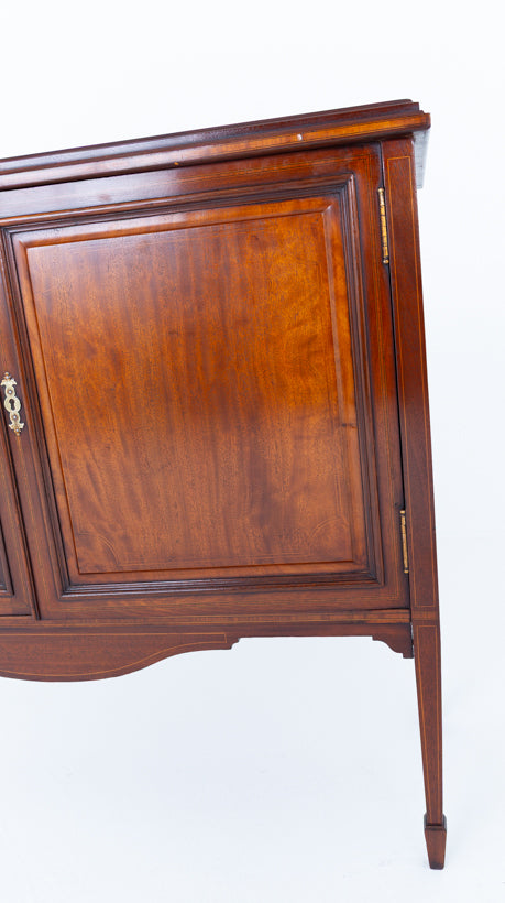 Sheraton Revival Mahogany 2 Door Side Cabinet
