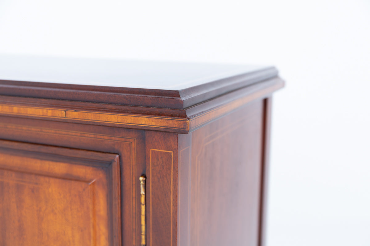 Sheraton Revival Mahogany 2 Door Side Cabinet