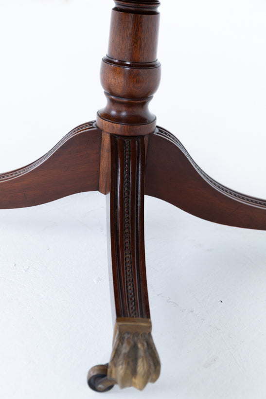 Sheraton Revival Mahogany Oval Coffee Table