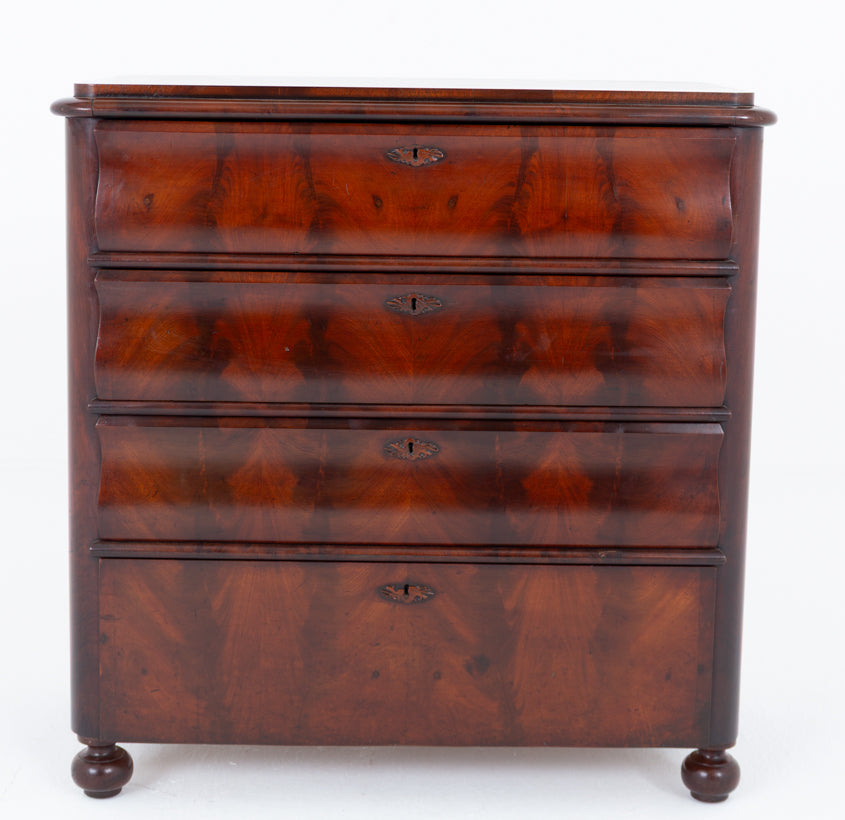 Biedermeier Mahogany Chest of Drawers
