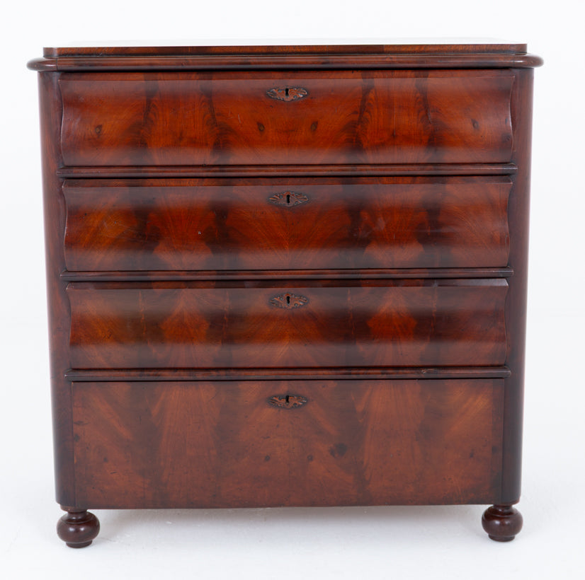 Biedermeier Mahogany Chest of Drawers