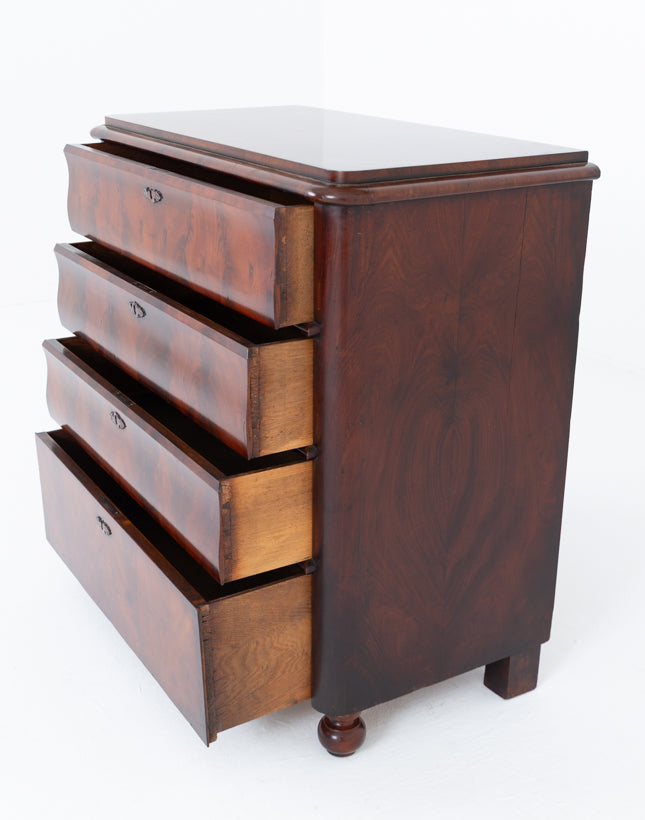 Biedermeier Mahogany Chest of Drawers