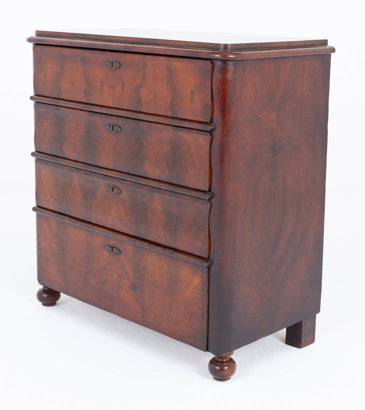 Biedermeier Mahogany Chest of Drawers