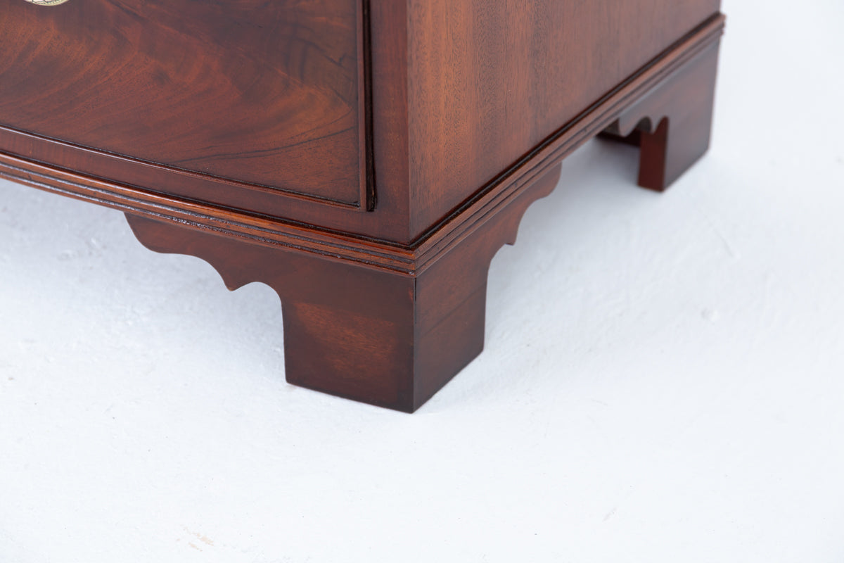 Regency Mahogany Bow Chest of Drawers