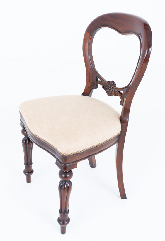 Set of 8 Victorian Style Mahogany Dining Chairs