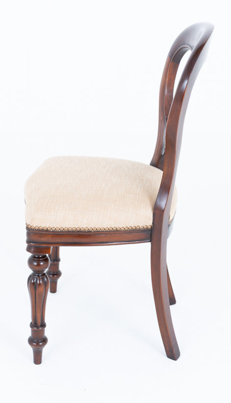 Set of 8 Victorian Style Mahogany Dining Chairs