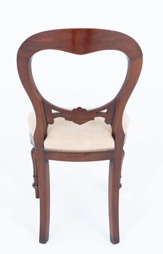 Set of 8 Victorian Style Mahogany Dining Chairs