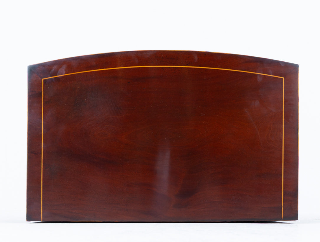 Regency Mahogany Bow Chest of Drawers