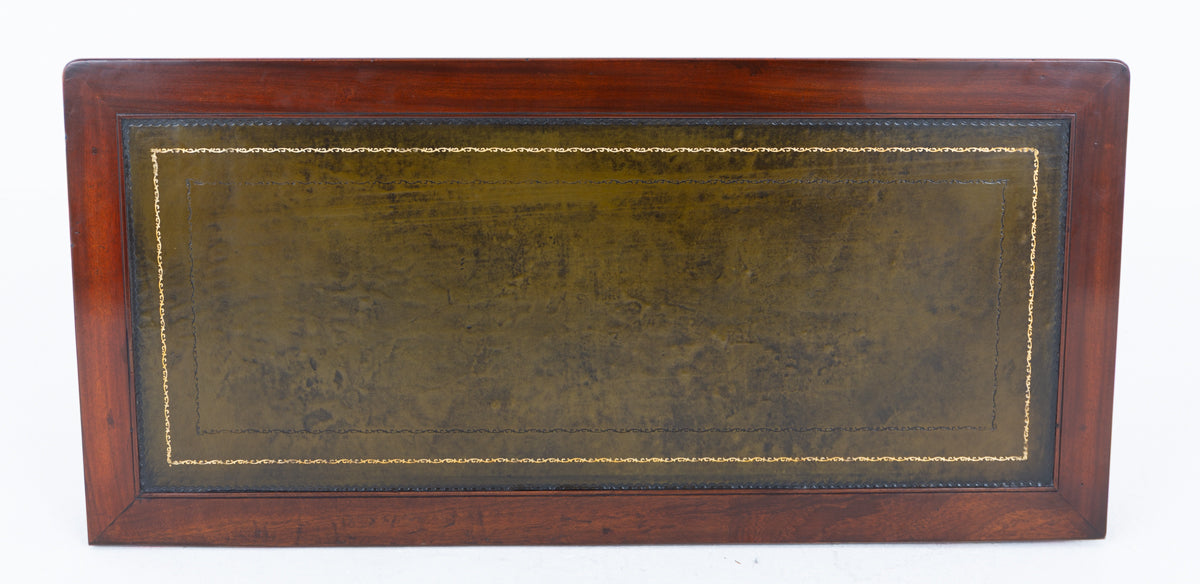Victorian Mahogany Twin Pedestal Desk