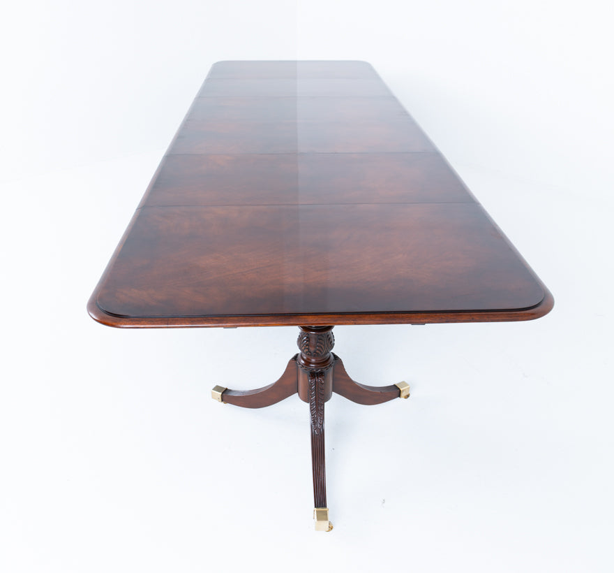 Mahogany Regency Revival Dining Table