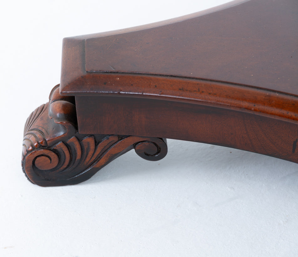 William IV Style Mahogany Expanding Dining Table