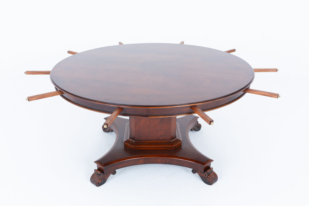 William IV Style Mahogany Expanding Dining Table