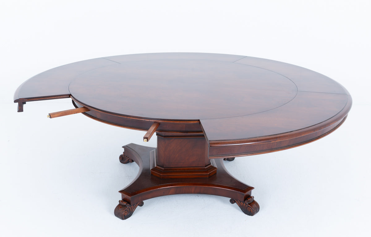 William IV Style Mahogany Expanding Dining Table