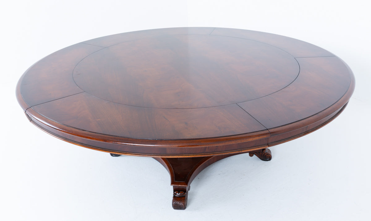 William IV Style Mahogany Expanding Dining Table