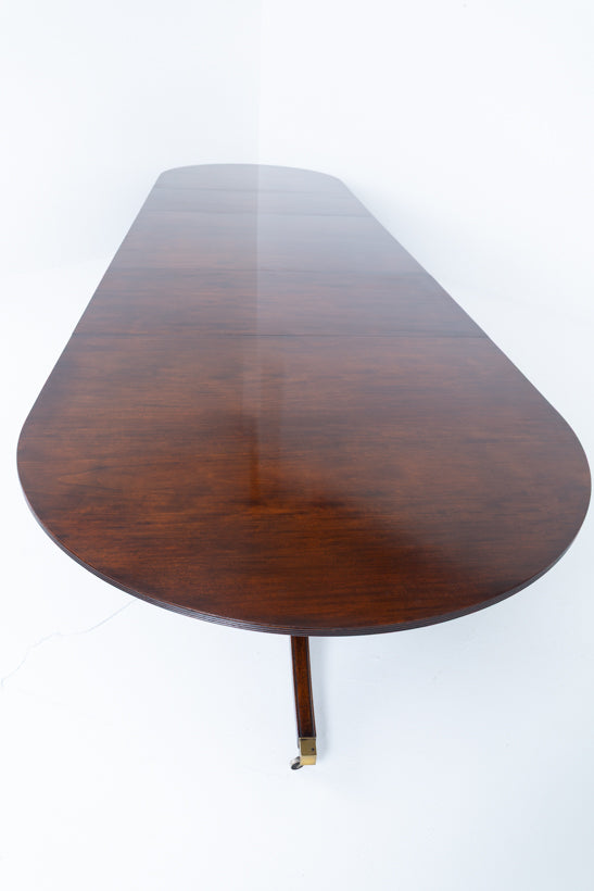 Impressive 20 - 22 Seat Regency Style Mahogany Dining Table