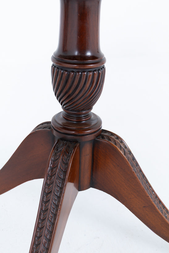 3 Pedestal Mahogany Regency Style Dining Table