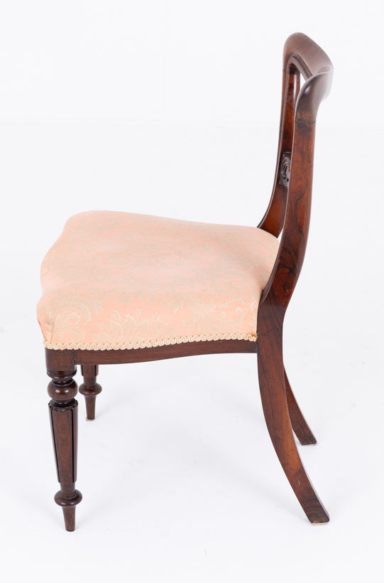 Good Set of 8 William IV Mahogany Dining Chairs