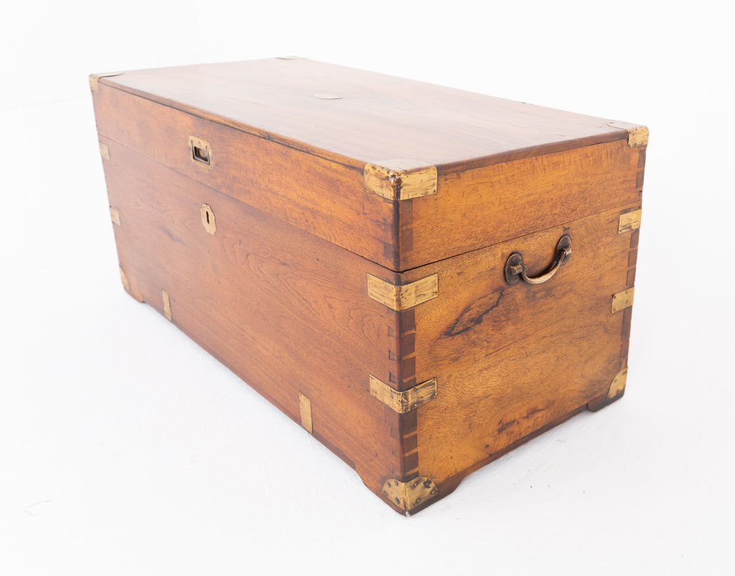 Camphor Wood Military Campaign Trunk