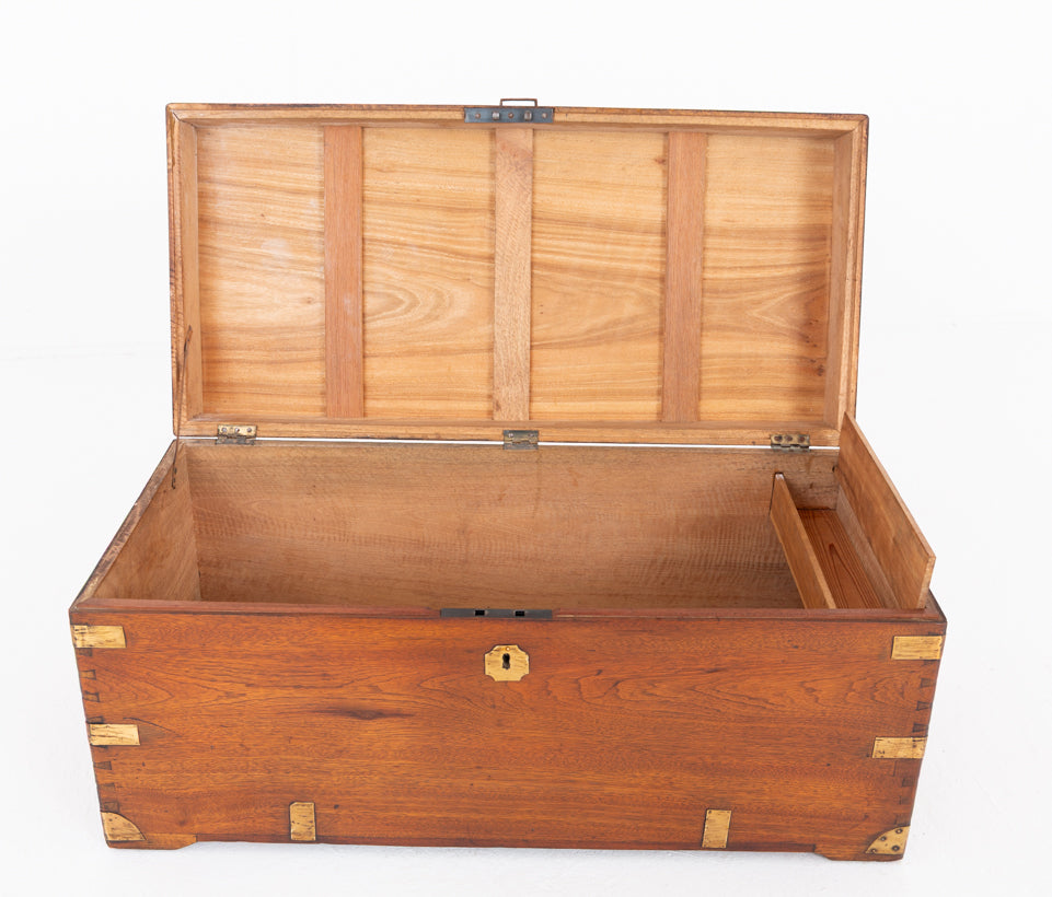 Camphor Wood Military Campaign Trunk