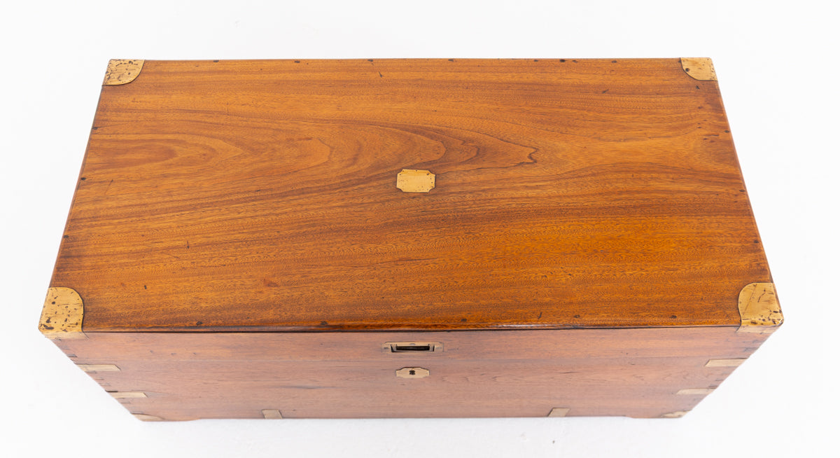 Camphor Wood Military Campaign Trunk